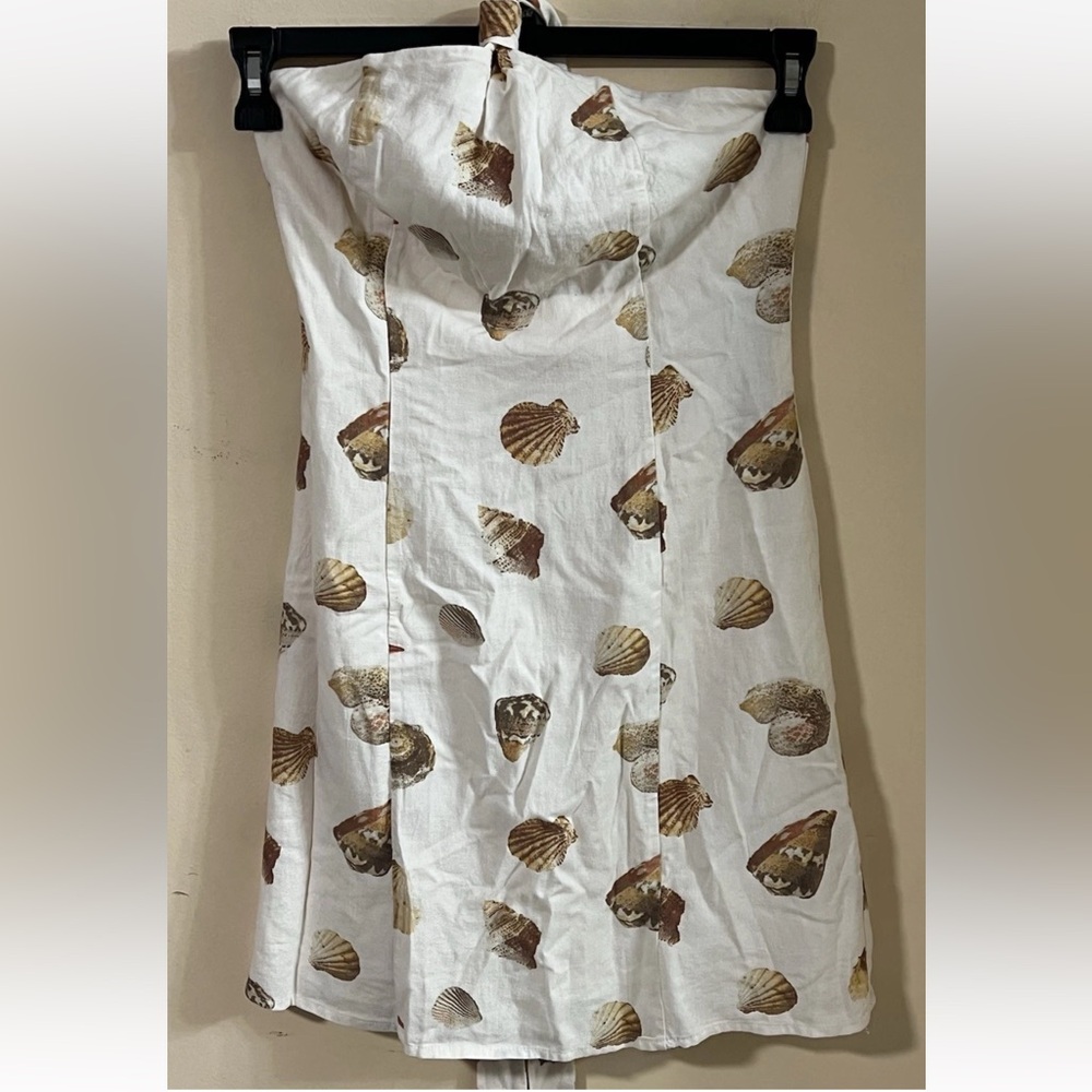 NWT Wild Fable  Women's Knotted Y-Neck Linen Mini A-Line Dress Size XXS…#888